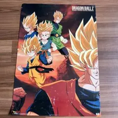 映画ドラゴンボールZ 告知ポスター 悟空 悟飯 悟天 トランクス！非売品・激レアのサムネイル
