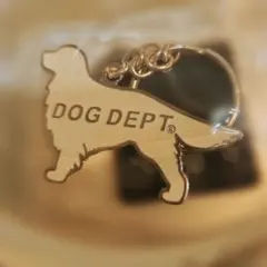DOG DEPT ゴールデンキーホルダー ホワイト