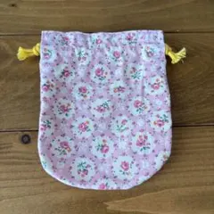手作り巾着 花柄