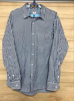 ストライプデザイン 長袖シャツ XL