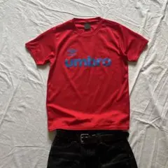 Cityboy 00s Umbro red front logo t/s