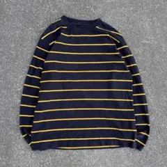 00s old uniqlo 短丈 ボーダー ロンＴ y2k シティーボーイ