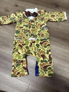 BREEZE 迷彩柄 ジャケット風ロンパース 70