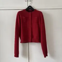 2025AW CABaN コットンカシミヤクルーネックカーディガン