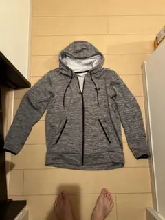 Under Armour ColdGear フルジップパーカー LG グレー