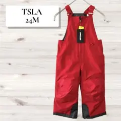 【新品タグ付き】TSLAテスラ／子供用 スノーウェア オーバーオール 90cm