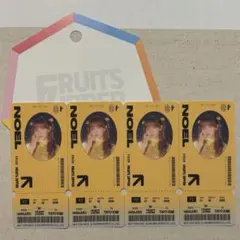 FRUITS ZIPPER フルーツジッパー 早瀬ノエル ステッカー 絵馬カード