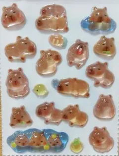 カピバラ♪ボンボンドロップシール