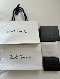 Paul Smith 三つ折り財布 ブラック