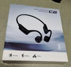 C2 骨伝導イヤホン 本体 Bluetooth 10時間可動