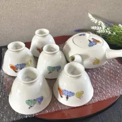深川製磁　湯呑み　急須　セット　六歌仙 茶器　武家　ひなまつり　雅