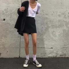 セットアップ ブラック スカート ジャケット セット