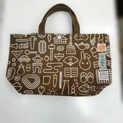 信三郎帆布×三三屋×京都高島屋 トリプルコラボ トートバッグ(青ねず 