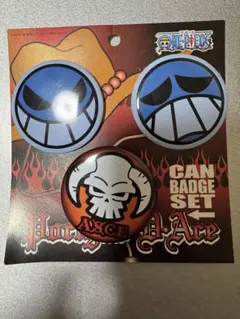 【ワンピース】 ポートガス ・D・エース 缶バッジ 3点セット