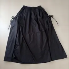 新品‼︎ しまむら　黒　フレアスカート　ロング　裏地付き