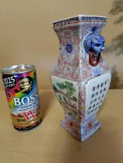 中国美術 古玩 竹編磁花瓶 竹丝扣瓷 花瓶 花入 花器 - メルカリ