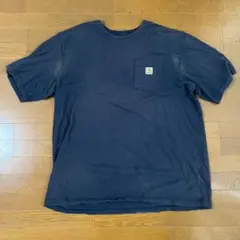 Carhartt カーハート Tシャツ ダークブルー 濃紺 オーバーサイズ