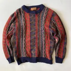 vintage CORSINI italy 3D knit sweater dr