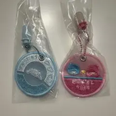 サンリオキャラクターズ ミルクキャップシアーチャーム シナモロール キキララ
