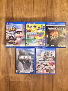 PS Vita パワプロ2018＋COD＋プロスピ2019＋ぷよテト＋マイクラ