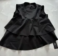 BRAHMIN ブラック ノースリーブ チュニック