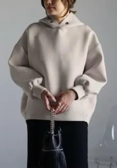 BONJOUR SAGAN ダンボールバルーンパーカー　ベージュ　新品