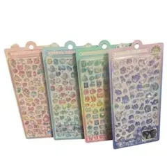 【正規品】ボンボンドロップシール　ミニ　オリジナル　めろめろ　4種