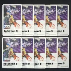 スプラトゥーン3 すりみ連合 クリアカード 10点