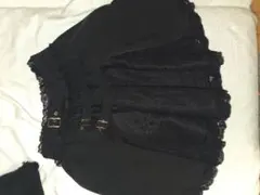 ブラック レース ミニスカート ROJITA