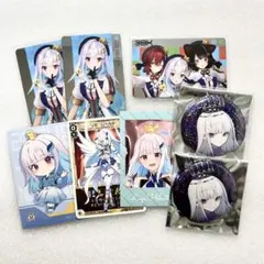 にじさんじ リゼ・ヘルエスタ メタルカード チェキ風カード 缶バッジ まとめ売り