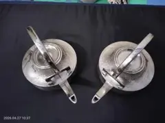 金属工芸 花鳥文様 鍋型のサムネイル