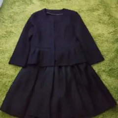 ネイビー スカートスーツ Mサイズ