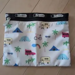 LeSportsac キャンプモチーフ ポーチ