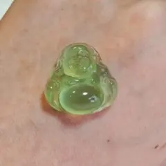 ミャンマーラベンダー翡翠布袋ペンダントトップ - メルカリ