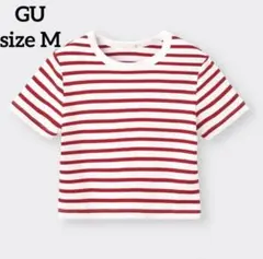 GU 半袖 ボーダー Tシャツ Mサイズ