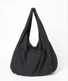 【美品】ローリーズファーム ナイロンBIGトートバッグ ブラック