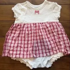 【70cm】bebe reduction ロンパース チェック柄のサムネイル