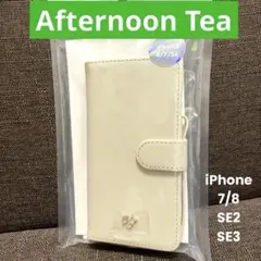 新品アフタヌーンティー iPhoneケース 手帳型 ビジュー iPhone 8のサムネイル