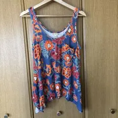 BILLABONG ビラボン L タンクトップ 花柄 レーヨンのサムネイル