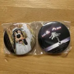 グーフィー＆ミッキー　缶バッジセット　ワンマンズドリームII