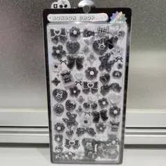 ア*ア様 【正規品】ボンボンドロップシール　ブラックボンボン