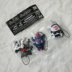 ポケモン　ぺたんこマスコットColor:Black 3点セット