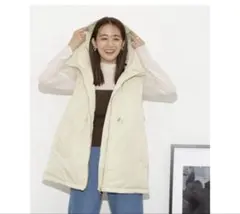 eco cloud W-ZIP ミドルベスト　ナノユニバース