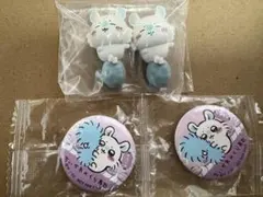 ちいかわ スヤスヤマスコット2 モモンガくら寿司　バッチ　セット売り