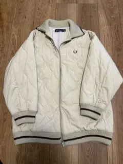 FRED PERRY キルティングジャケット　フレッドペリー　アイボリー