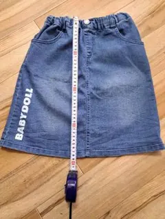 BABYDOLL　デニムスカート　140