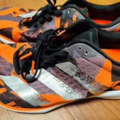 日*1様 adidas ランニングシューズ ADIZERO 迷彩 オレンジ　28