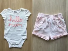 babyGAP ロンパース ショートパンツ 2点セット 80cm