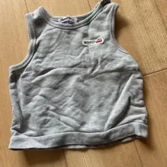 familiar グレー ベスト 車刺繍