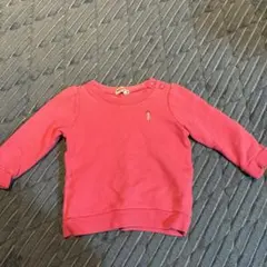 miki house ピンク トレーナー 80